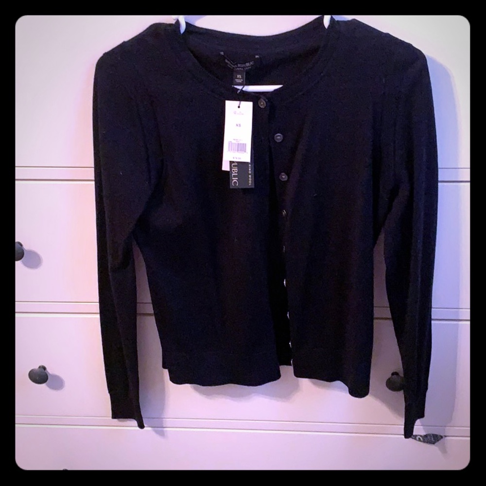 Navy cardigan